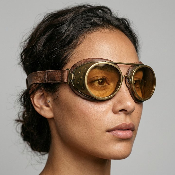 EYWR — legendary brass aviator goggles